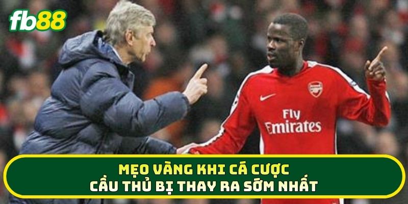 Cược Cầu Thủ Bị Thay Ra Sớm Nhất – Mẹo Hay Ăn Đậm 2026 3 Mẹo vàng khi cá Cược Cầu Thủ Bị Thay Ra Sớm Nhất
