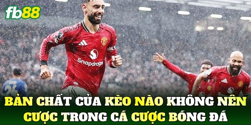 Bản chất của kèo nào không nên cược trong cá cược bóng đá