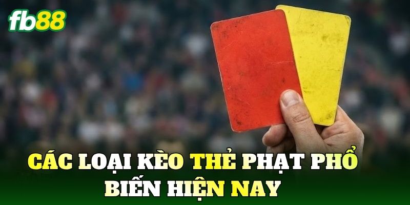Kèo Thẻ Phạt: Cách Chơi Và Kinh Nghiệm Soi Kèo Chuẩn Xác 2 Các loại kèo thẻ phạt phổ biến hiện nay