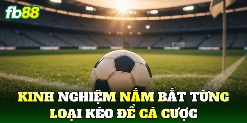Kinh nghiệm nắm bắt từng loại kèo để cá cược