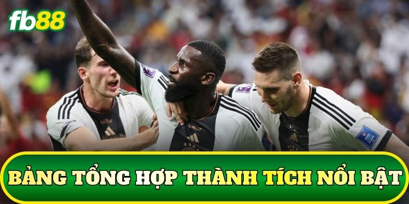 Bảng tổng hợp thành tích nổi bật