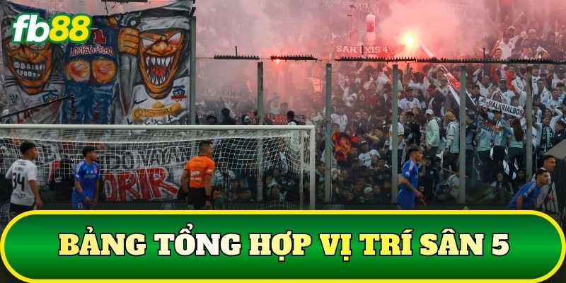 Các Vị Trí Trong Bóng Đá 5 Người: Vai Trò, Kỹ Năng Trên Sân 2 Bảng tổng hợp vị trí sân 5