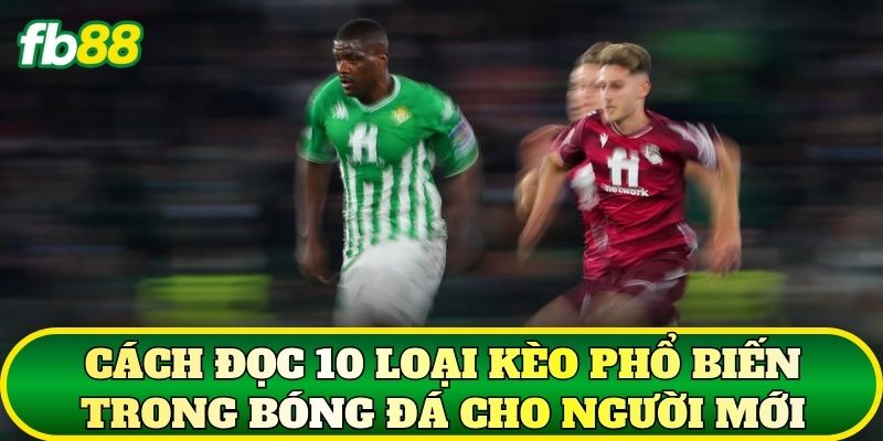 Top 10 Loại Kèo Phổ Biến Trong Bóng Đá Cho Tân Thủ FB88 3 Cách đọc 10 loại kèo phổ biến trong bóng đá cho người mới